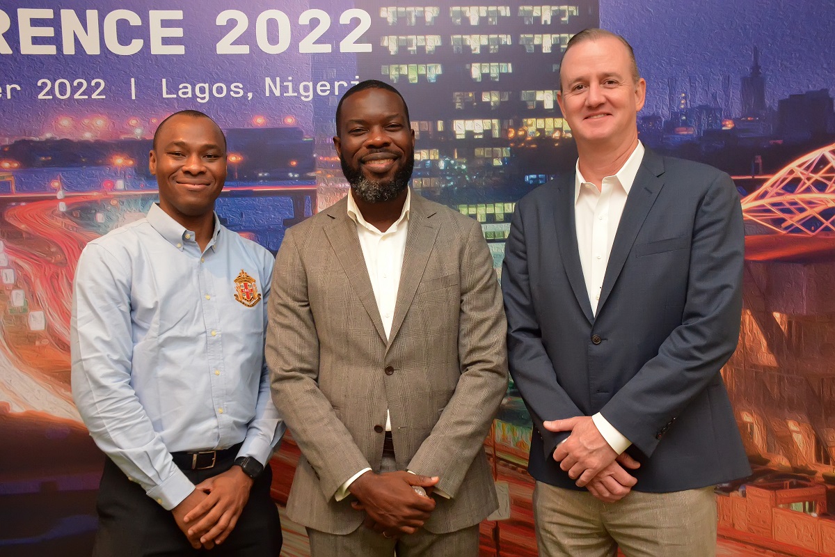 L-R: Paul Omugbe, President, PMI Nigeria Chapter; George Asamani, Managing Director, Sub-Saharan Africa, Project Management Institute (PMI) and Joe Cahill, Chief Customer Officer (CCO), Project Management Institute (PMI) at the 7th annual PMI Africa Conference in Lagos,