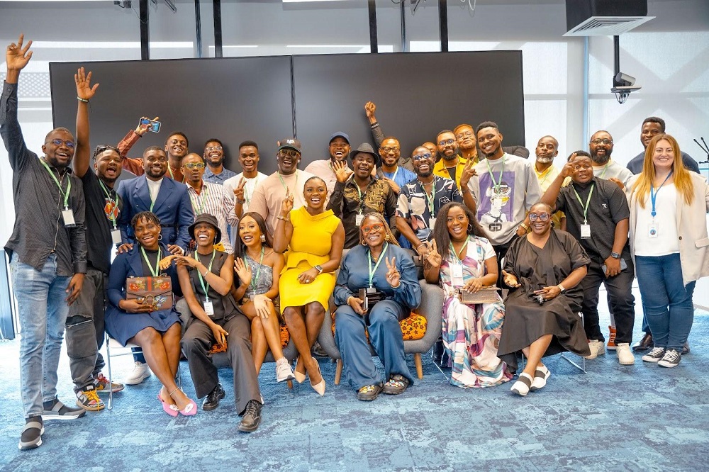 Cross-section of Content Creators with the Meta Africa team in Lagos during the Meta Creators Day event in Nigeria.