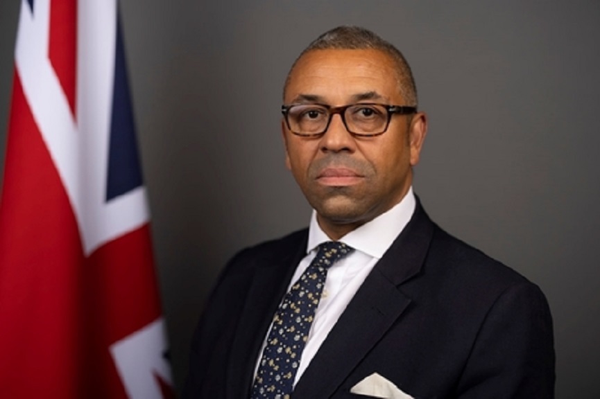 James Cleverly, UK's Foreign Secretary