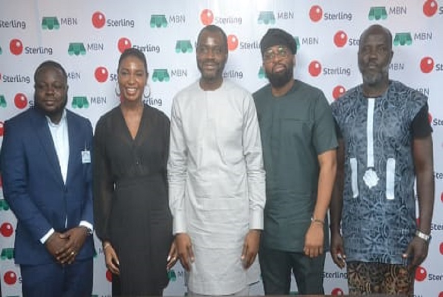 L-R: Oluwatobi Ajayi, Chairman, Nord Automobiles Limited; Ifedayo Agoro, Chief Executive Officer, Dang Lifestyle; Abubakar Suleiman,Managing Director and Chief Executive Officer, Sterling Bank Plc; Ibidapo Martins, Chief Marketing Officer, Sterling Bank Plc and Ehis Ero, Chief Executive Officer, Ero Crafted at the unveiling of Made by Nigerians press conference in Lagos recently.