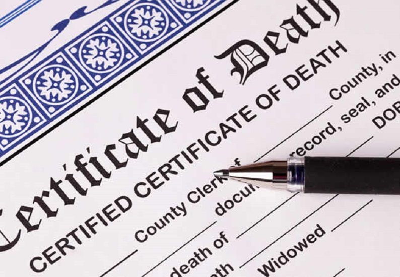 Death-certificate