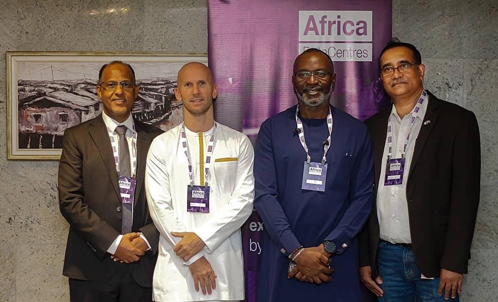 L-R: Muhammed Rudman, MD/CEO, IXPN; Benjamin Deveaux, Head of Business Development, Workonline Communications Group; Wole Abu, CEO, Liquid Intelligent Technologies Nigeria, and Dr. Krish Ranganath, Regional Executive, Africa Data Centres at an exclusive peering workshop which held recently in Lagos, Nigeria