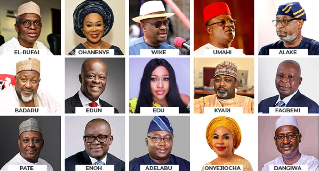 List-of-Ministers-by-Tinubu