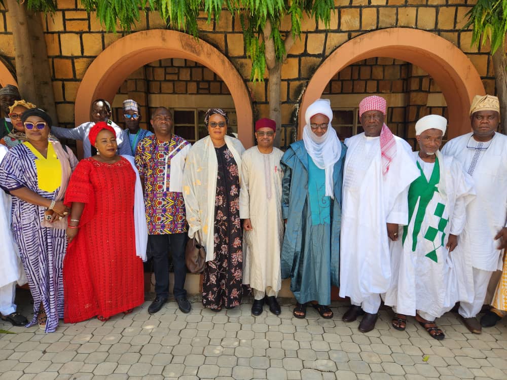 The NIMC-ID4D Delegation Posing for a Group Photograph with the Adamawa Emirate Council 2