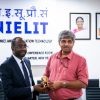 Kashifu Inuwa, Director-General of the National Information Technology Development Agency (NITDA), with Dr. M.M. Tripathi, the Director-General of the National Institute of Electronics and Information Technology (NIELIT), India.