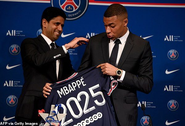 Football star Kylian Mbappe