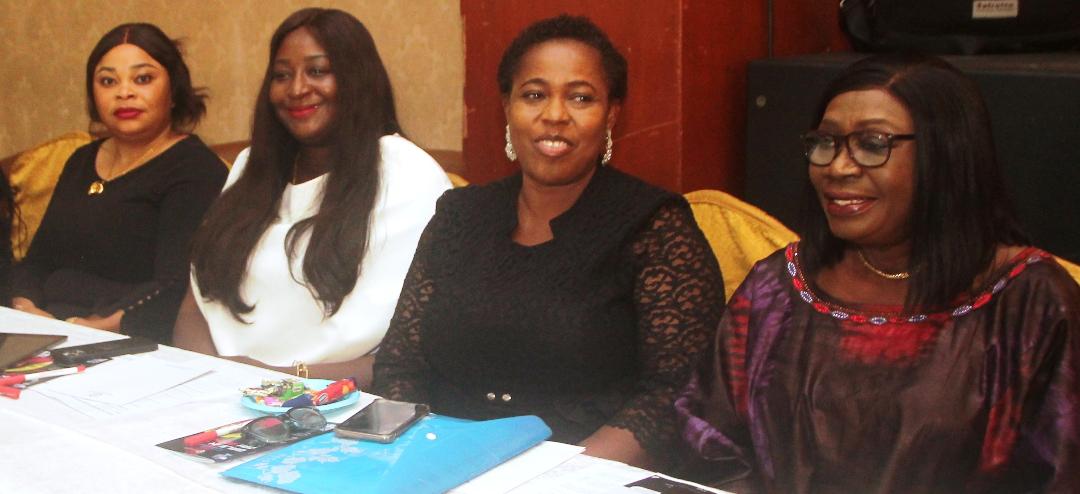 L-R: Head of Contact Center, Globacom Limited, Kemi Fadipe; Manager, South-West Zonal office, National Information Technology Development Agency (NITDA), Mrs. Jumoke Alaka, who represented the Director General of the Agency, Dr. Inuwa Abdulahi; Convener, Girls-In-ICT/CEO, e-Business Life Communication Limited, Mrs. Ufuoma Emuophedaro; and Deputy Director, Head Corporate Communication, NCC, Nnenna Ukoha, who represented the Executive Vice Chairman/CEO of the Nigerian Communications Commission (NCC), Dr. Aminu Maida at the just-concluded eBusiness Life Int’l Girls in ICT Day Celebration held in Lagos