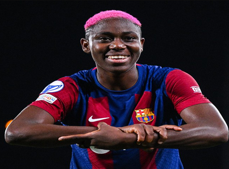 Oshoala wins Women’s UCL best goal award