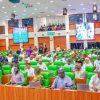 Members of the House of Representatives during plenary as lawmakers consider constitutional amendment for state police in Nigeria.