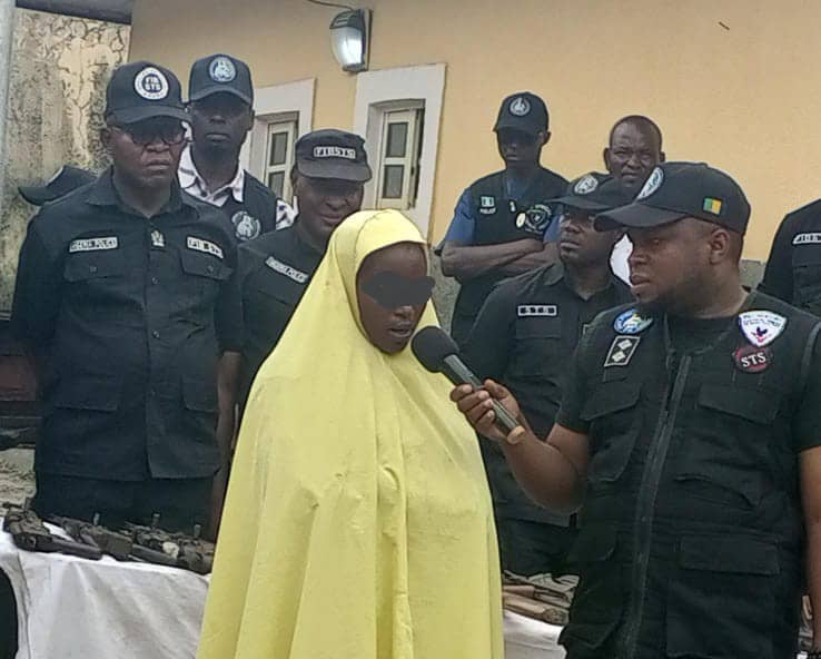 Woman arrested with AK-47 hidden in garri sack