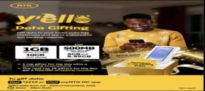 MTN Nigeria Rolls Out Y’ello Data Gifting Campaign to Power Digital Gifting and Holiday Connections