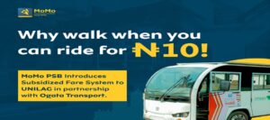 MoMo PSB Powers Affordable Campus Transport with ₦10 Electric Bus Rides
