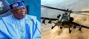 Tinubu announces arrival of 4 US attack helicopters