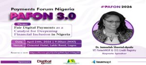 FintechNGR VP Jameelah Sharrieff-Ayedun Set to Take Centre Stage at PAFON 3.0