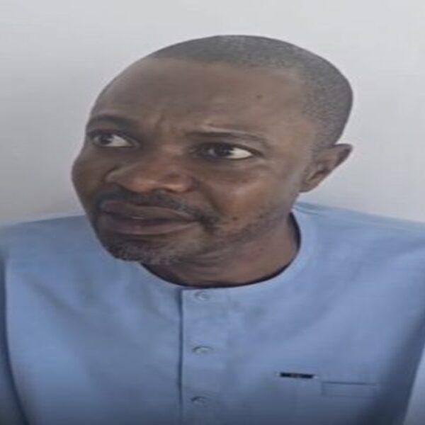 Adeniyi Adeyemi, alleged Director-General of the Presidential Foreign Intervention Promotion Council (PFIPC), arrested over forgery, fraud and impersonation charges.