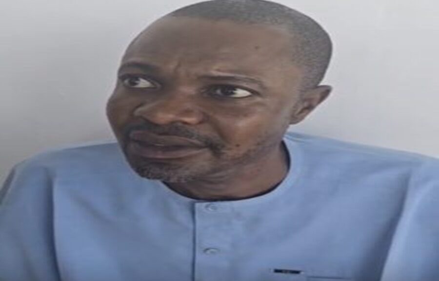 Adeniyi Adeyemi, alleged Director-General of the Presidential Foreign Intervention Promotion Council (PFIPC), arrested over forgery, fraud and impersonation charges.