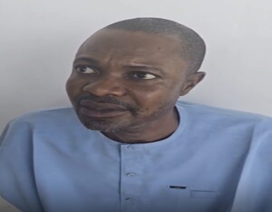 Adeniyi Adeyemi, alleged Director-General of the Presidential Foreign Intervention Promotion Council (PFIPC), arrested over forgery, fraud and impersonation charges.