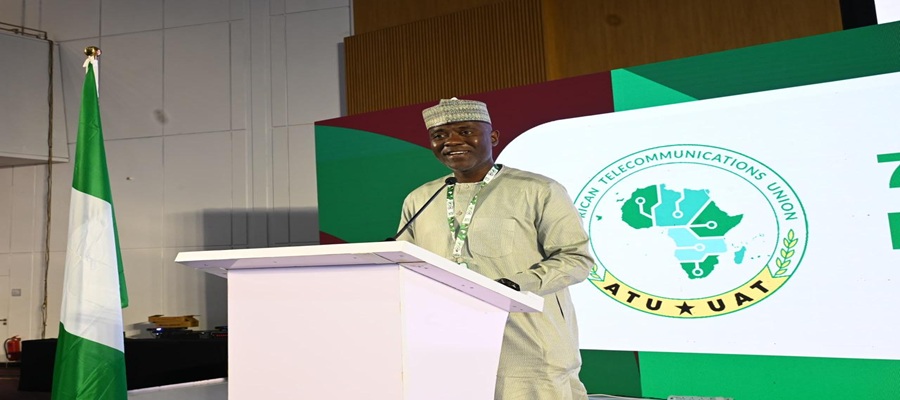 Dr. Aminu Maida, Executive Vice Chairman/Chief Executive Officer of the Nigerian Communications Commission (NCC), delivering his opening remarks at the Heads of Regulators Roundtable during the African Telecommunications Union (ATU) Conference of Plenipotentiaries (CPL-26) in Abuja on 21 July 2026.