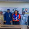 Mr. Oladejo Olawunmi, Director, Digital Development Services representing the Director General of NITDA, and the Executive Director of Cal-Maji Foundation, alongside members of their respective delegations, pose for a group photograph following a strategic engagement on advancing digital literacy, capacity building, and digital inclusion for women, youth, and underserved communities.