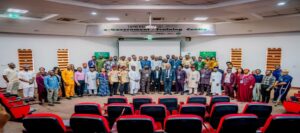 Rep. DG NITDA,Dr Ayo Bakare, poses for a group photograph with participants at the Two Day Cybersecurity Workshop for MDAs, held at the e Government Training Centre, Abuja.