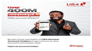 UBA Rewards Loyalty with Massive ₦400 Million Cash Giveaway