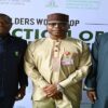 L - R: Rafiu Adeladan, Permanent Secretary, Federal Ministry of Works; Air Vice Marshal Effiom Ewa, Director, Directorate of Critical National Assets and Infrastructure Protection (DCNAIP), Office of the National Security Adviser (ONSA); Dr. Aminu Maida, Executive Vice Chairman/CEO, Nigerian Communications Commission (NCC); during the Stakeholders' Workshop for the Protection of Fibre Optic Cables During Road Construction, held on 11 August 2026 at the National Counter Terrorism Centre, Office of the National Security Adviser, Abuja.