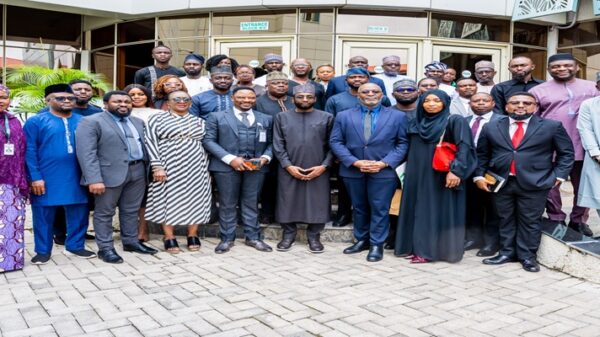 The Director General, NITDA, Kashifu Inuwa gave his remarks and inaugurated the NSCI implementation task force at the agency’s headquarters