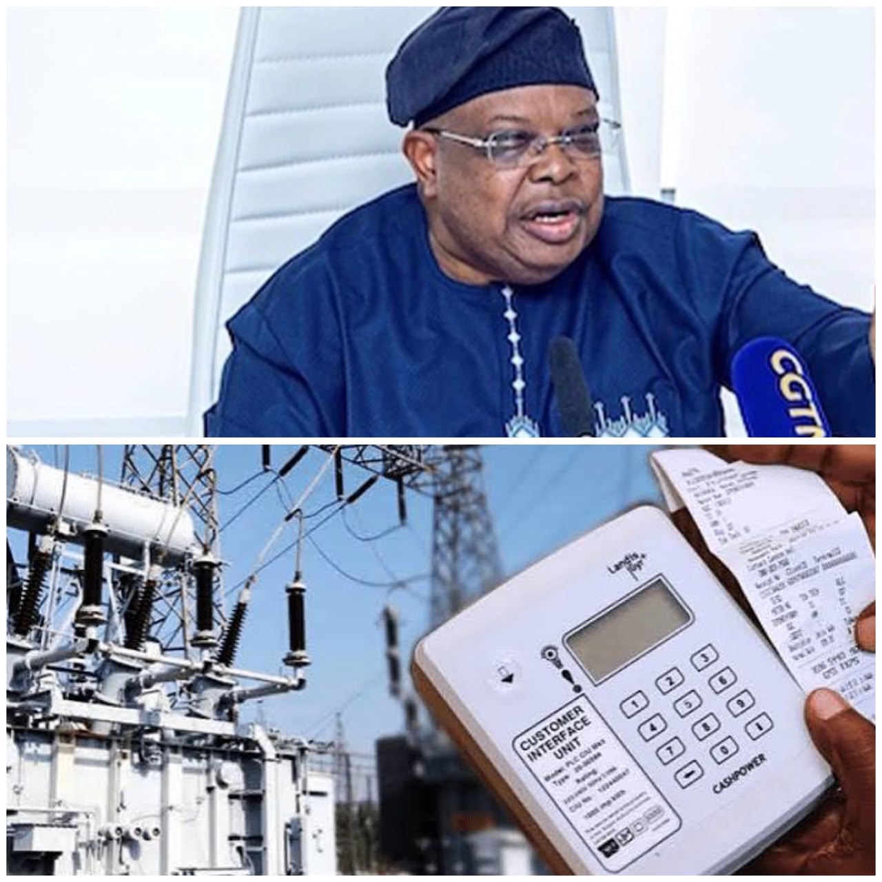 Minister of Power, Joseph Tegbe