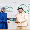 The Director General, NITDA, Kashifu Inuwa and the Vice Chancellor, University of Abuja Professor Hakeem Babatunde Fawehinmi during a courtesy visit to the agency’s headquarters