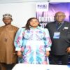 L -R: Dr. Adekola Oluwafunmilayo, Director, Monitoring Orientation and Evaluation, Lagos Stat Office for Disability Affairs, LASODA; Mr. Akeem Olayiwola, Assistant Director, Lagos State Ministry of Innovation Science and Technology (MIST); Ms Helen Obi, Director, Digital Economy, Nigerian Communications Commission, (NCC); Mr. Michael Idah, Country Program Manager, Christian Blind Mission, (CBM), Nigeria Country Office Abuja; Mr. Lateef Alani, Director, Head of Unit E-Government, Project Management Office, Lagos State Ministry of Innovation Science and Technology (MIST), during the Digital Citizenship for Persons with Disabilities, on 9 -10 September 2026 at the Cordis Hotel, Ikeja Lagos