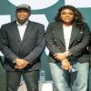 L-R: Morayo Afolabi-Brown, Executive Producer and Host of The Morayo Show; Dr. Obafemi Hamzat, Deputy Governor of Lagos State; Tosin Adefeko, Convener, PodFest Naija/CEO, AT3 Resources – The Muvmnt Agency; and Princess Damilola Sonayon-James, Deputy Governorship Candidate of the All Progressives Congress (APC) in Lagos State, during the second edition of PodFest Naija 2026 at Harbour Point.