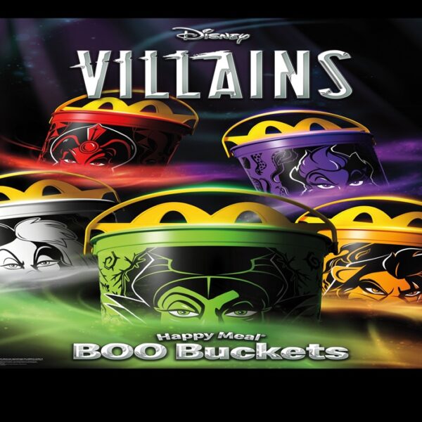 McDonald's Disney Villains Boo Buckets