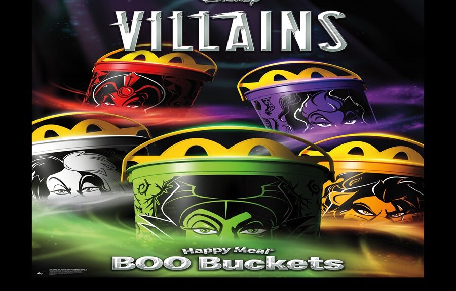 McDonald's Disney Villains Boo Buckets