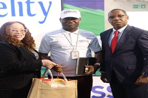 L-R: Divisional Head, Small and Medium-scale Enterprises (SMEs), Fidelity Bank Plc, Mrs. Ugochi Osinigwe; Head of Audit, Surulere Division, Federal Inland Revenue Service (FIRS), Dr. Ibrahim Olalere; and Regional Bank Head, Ikeja, Fidelity Bank Plc, Mr Jude Monye; at the Fidelity Bank SME Quarterly Business Forum, held in Lagos recently.
