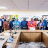Group photo of DG NITDA, Kashifu Inuwa CCIE, (middle), alongside management staff of NITDA and the U.S. Chamber of Commerce delegation