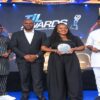 L-r: Chike Onwuegbuchi, Prince Osuagwu, Peter Oluka, Louisa Olaniyi, Emma Okonji, and Adeyemi Adepetun, at the inaugural TiLAwards