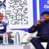 Joan Aimuengheuwa, managing editor at Techeconomy, and Kehinde Ogundare, Country Head, Zoho Nigeria, during a fireside chat at GrowthX by Techeconomy